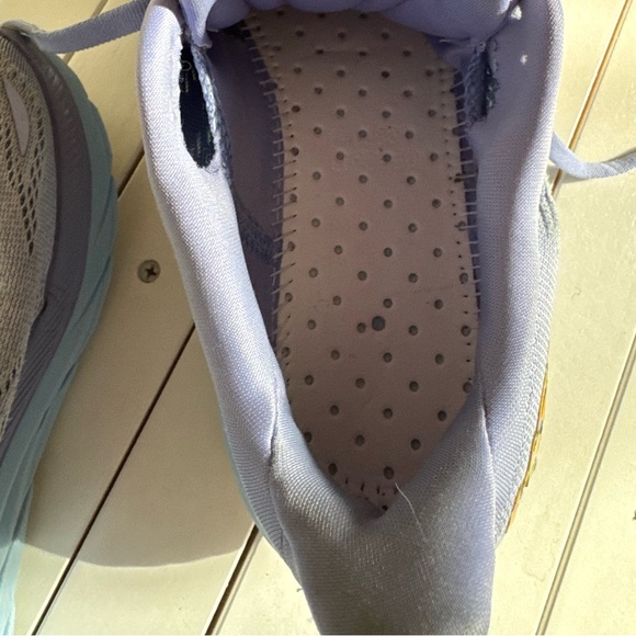 HOKA Clifton 8 Lavender / Pastel Blue - Women’s Size 7.5 - Picture 10 of 11